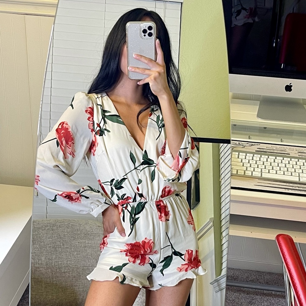 Long sleeve romper